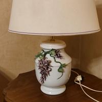 lampada tavolo in ceramica lavorata