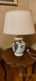 lampada tavolo in ceramica lavorata