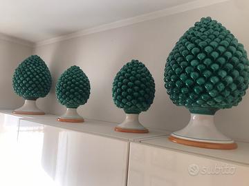 Pigne Siciliane in ceramica di Caltagirone