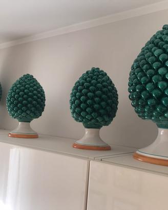 Pigne Siciliane in ceramica di Caltagirone