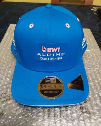Cappellino Pony Tail Alpine Racing Team Blu Unisex