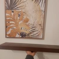 Tris Mensole Noce 73x17