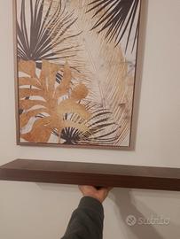 Tris Mensole Noce 73x17