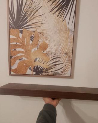 Tris Mensole Noce 73x17