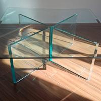 TAVOLINO DA SALOTTO IN CRISTALLO 