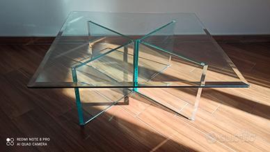 TAVOLINO DA SALOTTO IN CRISTALLO 