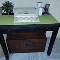 Tavolo Ikea nero, mobiletto TV,  carrellino cucina
