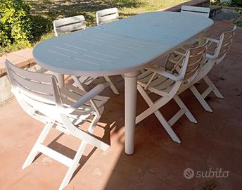 Set di 6 sedie e tavolo  Rovergarden 
