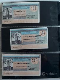 Miniassegni da collezione