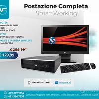 Postazione SMART WORKING Monitor 22