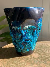Vaso in ceramica Fat Lava vintage