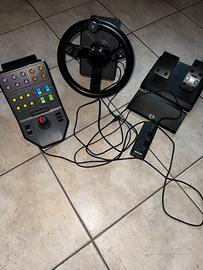 Volante pedaliera e controller per Xbox