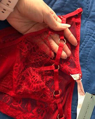 Mutandina Brasiliana Pizzo Rosso- Intimissimi