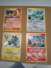 Lotto 4 carte Pokemon Vintage Holo 