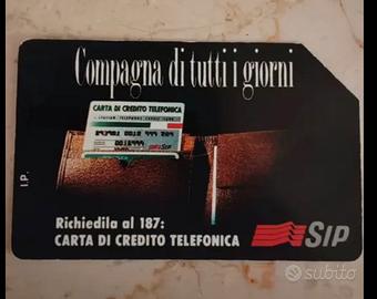 Carta telefonica Sip