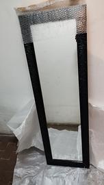 Specchio cornice nera