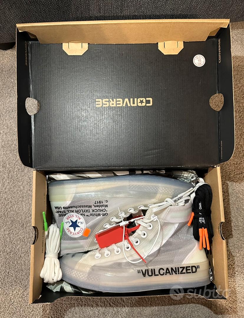 Converse x 2024 off white subito.it