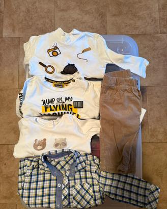 Lotto misto di abbigliamento per neonato