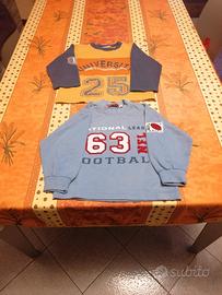 Due magliette bambino TAG 3 ANNI Cent 98.