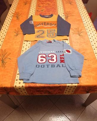 Due magliette bambino TAG 3 ANNI Cent 98.