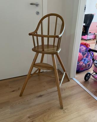 Seggiolino ikea in legno