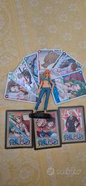 Onepiece mini figure nami + carte