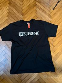T-shirt supreme black skull
