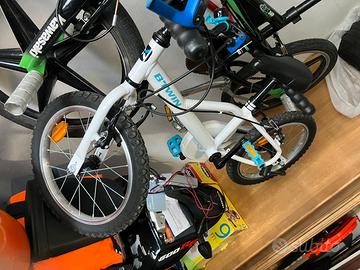 Bici bianca 14 pollici BTWIN