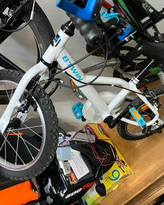 Bici bianca 14 pollici BTWIN