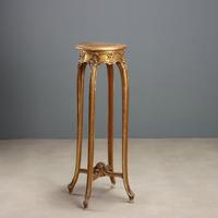 Porta Vaso in Legno Intagliato e Dorato