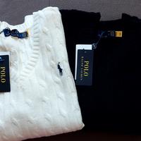 pullover scollo a V, Ralph Lauren,  L