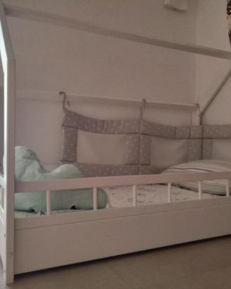 Letto Montessori a casetta + materasso