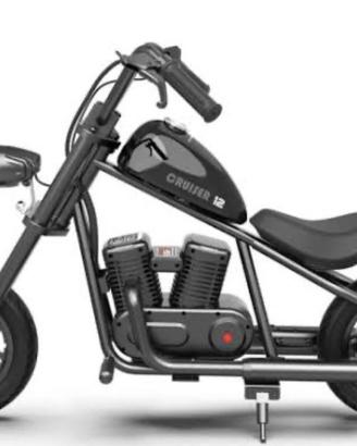 Moto elettrica cruiser 12 plus nera