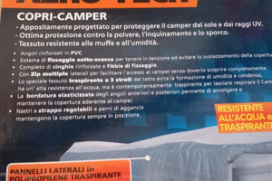 Telo copertura camper motorhome caravan