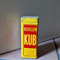 Scatola in Latta Vintage Bouillon KUB