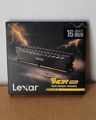 Lexar THOR DDR4 16GB Kit 3200MHz CL16 UDIMM PC RAM