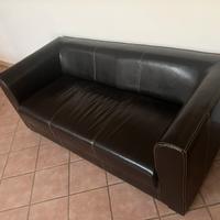 Divano 2 posti in ecopelle