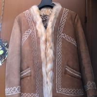 Cappotto montone afghano donna vintage penny lane