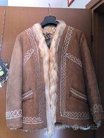Cappotto montone afghano donna vintage penny lane