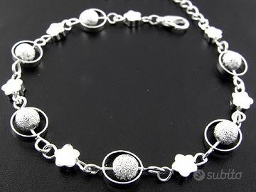 Bracciale da donna astri argento