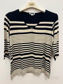 Maglia Per Te by Krizia - L - Bianco e Nero