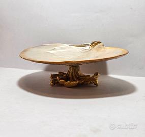 Antico Svuotatasche Madreperla e Bronzo Dorato XIX