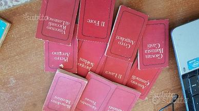 10 vecchi mini libretti cm 5x8