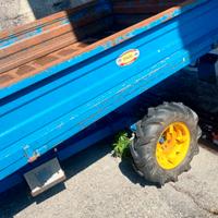 rimorchio motocoltivatore a ruote motrice 