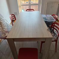 Tavolo da pranzo Rovere Samoa serigrafato 180x90cm