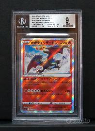 Carta Pokémon TCG "Radiant Charizard BGS 9 Silver"