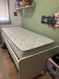 Letto singolo con materasso