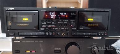 RARO registratore doppia cassetta Sony TC-WR870