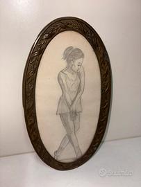 Quadro con disegno vintage