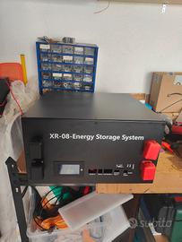 Pacco Batteria 24V 25,6V 320Ah BMS 200A Bluetooth 